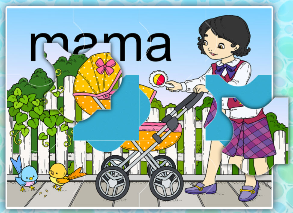 puzzle online - mama