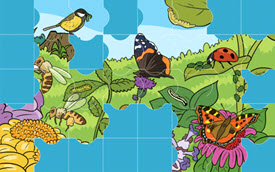 puzzle online - biologia dla klas 4-6 - owady w środowisku - rola owadów